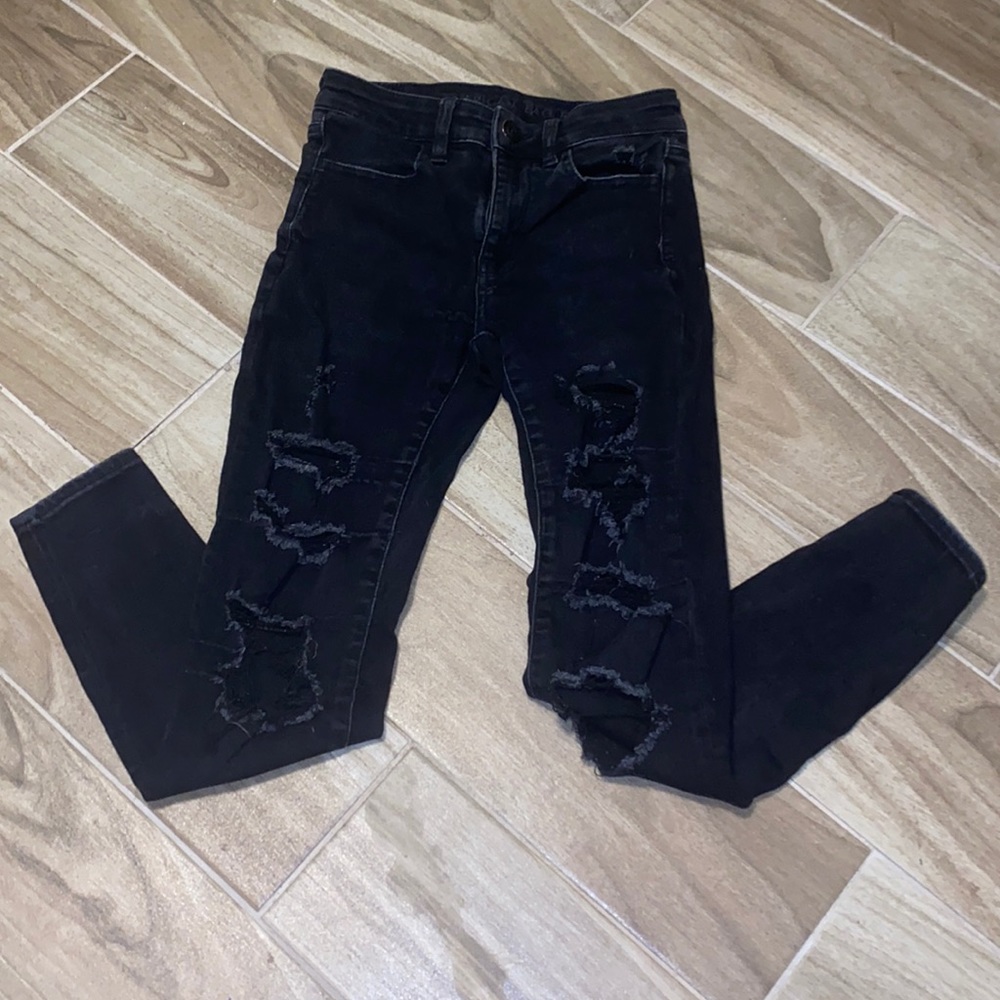 american eagle hi-rise jeggings, size 2 short